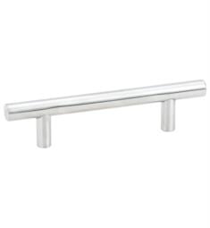 Emtek S62003SS Contemporary 3 1/2" Center to Center Stainless Steel Bar Cabinet Pull in Brushed Stainless Steel
