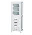 Sheffield 24" Linen Tower by Wyndham Collection in White