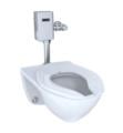TOTO CT708UX#01 Commercial Wall Mount Ultra High-Efficiency Elongated Toilet with Flushometer for Reclaimed Water - DISCONTINUED