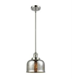 Innovations Lighting 201S-G78 Large Bell 8" One Light Silver Mercury Glass Mini Pendant with LED or Incandescent Bulb Option