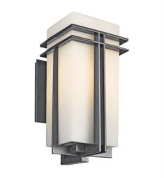 Kichler 49203BK Tremillo 1 Light 10" Incandescent Outdoor Wall Sconce in Black (Painted)