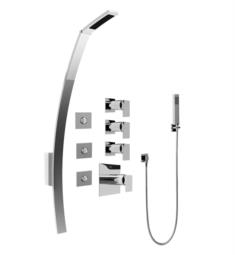 Graff GF1.120A-LM31S Solar/Structure 53 3/8" Thermostatic Shower Set with Body Sprays and Handshower