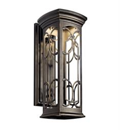Kichler 49228OZLED Franceasi 1 Light 8 1/2" LED Outdoor Wall Sconce in Olde Bronze