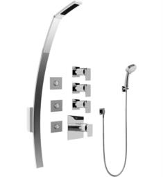 Graff GF1.130A-LM31S Solar/Structure 53 3/8" Thermostatic Shower Set with Body Sprays and Handshower