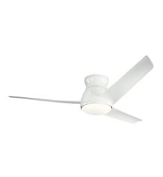 Kichler 310160WH Eris 3 Blades 60" Indoor Ceiling Fan in White Finish with LED Light