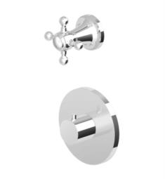 Zucchetti ZAG077.1900 Agora 4 3/4" Wall Mount Thermostatic Shower Trim with Built-In Stop Valve