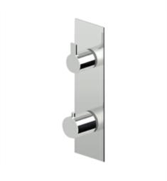 Zucchetti ZON646.1900 On 3 1/8" Thermostatic Shower Trim with Two and Three Way Diverter