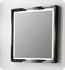 Fresca Platinum Napoli 31" Black Gloss Sandblasting Mirror w/ LED Lighting, Touch Switch and Fog-Free System-[DISCONTINUED]