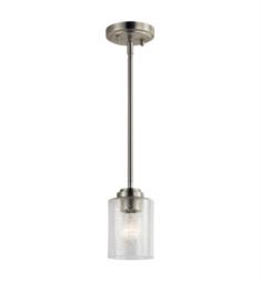 Kichler 44032 Winslow 1 Light 4 1/4" Incandescent Clear Seeded Glass Shade Mini-Pendant