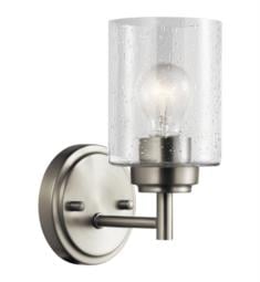 Kichler 45910 Winslow 1 Light 4 3/4" Wall Mount Clear Seedy Incandescent Wall Sconce