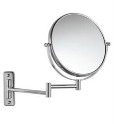Electric Mirror MM-PAT-WM-PS Palette 7 7/8" Wall Mount Framed Make-Up Mirror in Polished Chrome