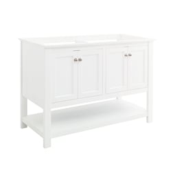 Fresca FCB2348WH-D Manchester 48" White Traditional Double Sink Bathroom Cabinet