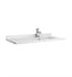 Fresca 36" Countertop with Sink - Right Version - White