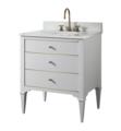 Fairmont Designs 1509-V30 Charlottesville 30" Freestanding Single Bathroom Vanity Base in Polar White