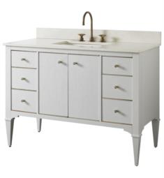 Fairmont Designs 1509-V48A Charlottesville 48" Freestanding Single Bathroom Vanity Base in Polar White