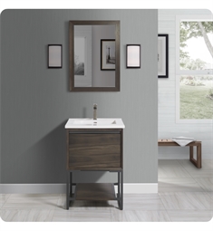 Fairmont Designs 1545-V24 M4 24" Freestanding Single Bathroom Vanity Base in Smoke
