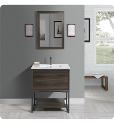 Fairmont Designs 1545-V30 M4 30" Freestanding Single Bathroom Vanity Base in Smoke