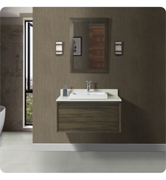 Fairmont Designs 1545-WV36 M4 36" Wall Mount Single Bathroom Vanity Base in Smoke