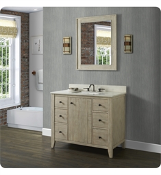 Fairmont Designs 1515-V42 River View 42" Freestanding Single Bathroom Vanity Base in Toasted Almond