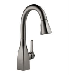 Delta 9983-KS-DST Mateo 14 1/2" Single Handle Pull-Down Bar/Prep Faucet in Black Stainless