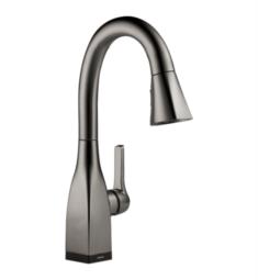 Delta 9983T-KS-DST Mateo 15" Single Handle Pull-Down Bar/Prep Faucet with Touch­2O Technology in Black Stainless