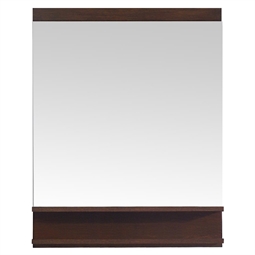Avanity CITYLOFT-M28-LE Cityloft 28" Wall Mount Rectangular Framed Flat Edge Bathroom Mirror in Light Espresso