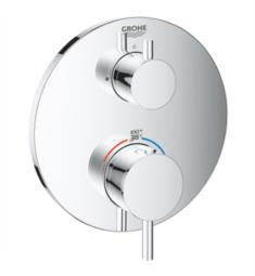 Grohe 24151 Atrio New 6 1/4" Dual Function Thermostatic Trim with Integrated Shut Off/Diverter Valve