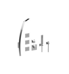 Graff GM2.128SG-SH0 Luna M-Series Wall Mount Full Thermostatic Shower System with Square Knob Handle