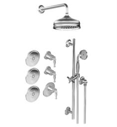 Graff GS3.112SH-LM22E0 Lauren M-Series Wall Mount Full Thermostatic Shower System with Lever Handle