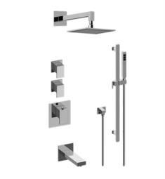 Graff GM3.612ST-LM31E0 Solar M-Series Lever Handle Thermostatic Tub and Shower System with Handshower
