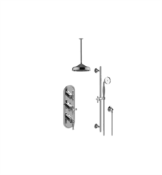 Graff GS3.011WB-ALM22C3 Lauren M-Series Thermostatic Shower Only Faucet with Handshower and Slidebar