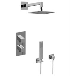 Graff GM2.022WD-LM39E0 Qubic M-Series Thermostatic Shower Only Faucet with Handshower