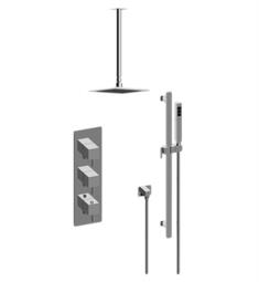 Graff GM3.011WB-LM39E0 Qubic Tre M-Series Thermostatic Shower Only Faucet with Handshower and Slidebar