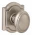 Satin Nickel with Arch Rose Style