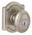 Satin Nickel with Arch Style Rose