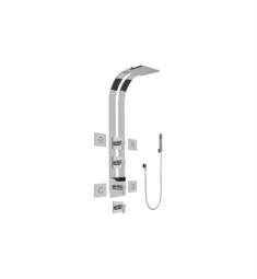 Graff GE1.120A-LM38S Qubic 51" Thermostatic Ski Shower Set with Body Sprays and Handshower