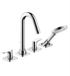 Hansgrohe 344481 Metropol 11" Four Hole Deck Mounted Roman Tub Set Trim with Handshower
