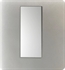 Fresca FMR8513SL 19-5/8" Aluminum Framed Mirror-[DISCONTINUED]