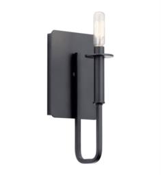 Kichler 43363BK Armstrong 1 Light 5" Incandescent Wall Sconce in Black