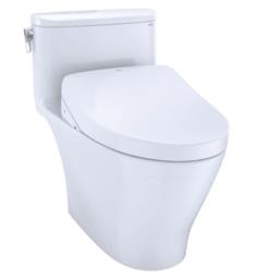 TOTO MW6423046CUFG#01 Nexus 29 3/8" One-Piece Elongated Toilet with 1.0 GPF Single Flush and Washlet+ S500e in Cotton