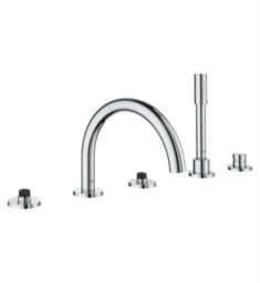 Grohe 250493 Atrio 9 7/8" Five Hole Widespread/Deck Mounted Roman Tub Faucet with Handshower - Less Handles