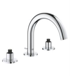 Grohe 200723 Atrio 6 1/4" Widespread S-Size Bathroom Sink Faucet - Less Handles