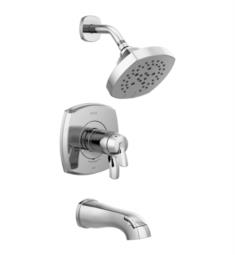 Delta T17T476 Stryke TempAssure 17T Series Lever Handle Tub and Shower Faucet Trim with H2Okinetic Technology