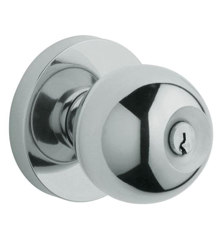 silver round door knobs