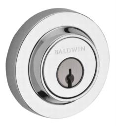 Baldwin SCCRD Reserve 2 5/8" Single Cylinder C Keyway Deadbolt with Contemporary Round Rosette