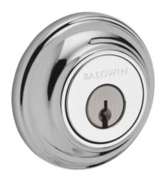 Baldwin SCTRD Reserve 2 5/8" Single Cylinder C Keyway Deadbolt with Traditional Round Rosette