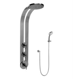 Graff GD2.030A-LM24S Tranquility 51" Round Thermostatic Ski Shower Set with Handshower