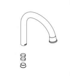 Moen 153981 Brantford Wand Kit for Single Handle High Arc Kitchen Faucet with Side Spray