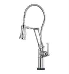 Brizo 64125LF Artesso 21 1/2" Single Handle Deck Mount Articulating Kitchen Faucet with SmartTouch Technology