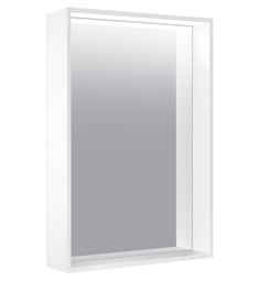 Keuco 330963050 Plan Light Mirror 39 3/8" Wall Mount Framed Rectangular Mirror with LED Light